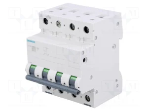 کلید مینیاتوری 16 آمپر سه پل+نول 6 کیلو آمپر زیمنس تیپ C کد 5SL6616-7