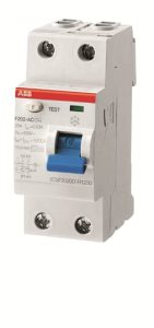 محافظ جان 25 آمپر دو پل 30 میلی آمپر ABB کد 2CSF202005R1250