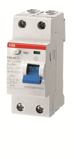 محافظ جان 25 آمپر دو پل 30 میلی آمپر ABB کد 2CSF202005R1250