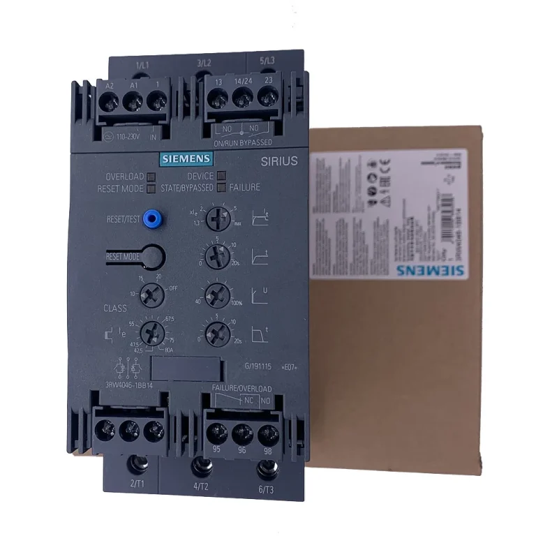 سافت استارتر 55 کیلووات 106 آمپر زیمنس کد 3RW4047-1BB14