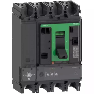 کلید اتوماتیک اشنایدر 80 آمپر چهار پل 4D - 36KA کد  C10F4TM080