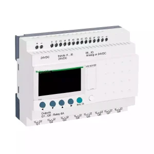 پی ال سی اشنایدر 20 ورودی – خروجی تغذیه 24 ولت DC با کلاک کد SR2B201BD